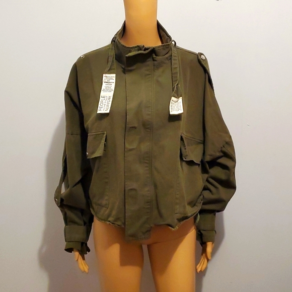 Jackets & Blazers - Thatix army colored fashion jacket